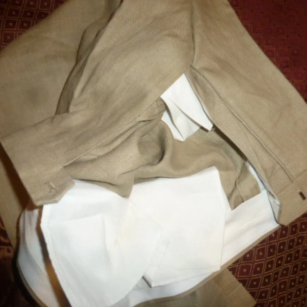 HH Modern Men’s Linen Dress Pants | Size 36x30 | NWT | Pleated | Relaxed Fit